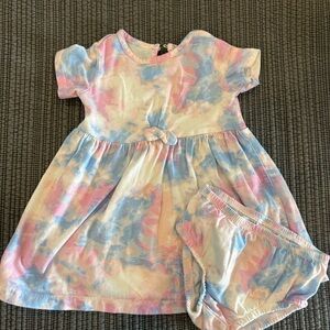 Carter’s Pastel Tie-Dye Dress and Bloomers